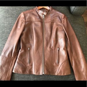 Camel Leather Jacket